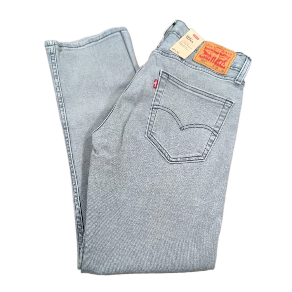 Levi's 502 Taper Jeans Men's 29x30 Light Wash Stretch NWT Straight Leg
